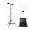 Puluz DCA0976 / Zestaw tła fotograficznego / statyw 70-200 cm / 2x tła 70x140 cm / metal