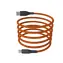 Kabel magnetyczny Hammer USB-C pomarańczowy / Kabel / USB-A (M) - USB-C (M) / 65 W / 1 m / oplot nylonowy