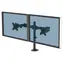Fellowes Reflex do 2 monitorów czarny / Uchwyt do monitora biurkowego / VESA 75x75-100x100 mm / nośność 8 kg na monitor