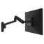Ramię do monitora Ergotron MXV, czarne / Montaż ścienny / do 34" / wysokość 330 mm / pochylenie ±90° / nośność 9,1 kg