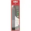 Ołówek grafitowy Faber-Castell Grip 2001 srebrny / HB / trójkątny / z gumką / 3 szt.