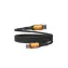 Kabel magnetyczny Hammer USB-C czarny / Kabel / USB-C (M) - USB-C (M) / 100 W / 1 m / oplot nylonowy