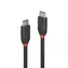 Lindy Black Line czarny / kabel USB / USB-C - USB-C / 1,5 m / 20 Gbit/s / PD 60W