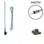 Antena Calearo AM/FM przednia z przewodem / Antena / pasywna / DIN / 41 cm