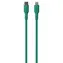 Puro Soft zielony / USB-C - kabel do transmisji danych Lightning / MFi / 12 W / 1,5 m