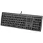 A4Tech Fstyler FX60H szary / Klawiatura przewodowa / membranowa / białe podświetlenie / 2× USB / 150 cm