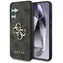 Guess PU 4G z metalowym Logo na tył do Samsung Galaxy S25+ brązowe / Etui / Skóra PU