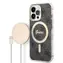 Guess 4G Print MagSafe czarny / Zestaw etui i ładowarki / do Apple iPhone 13 Pro / etui utwardzone