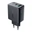 Ładowarka Acefast A5 czarna / Ładowarka / USB-C, USB / 32W / PD, QC 3.0, PPS