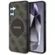Guess 4G Round Patch Classic Logo brązowy / Etui z MagSafe / Samsung Galaxy S25+