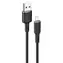 Acefast C2-02 czarny / kabel USB-A (M) - Lightning (M) / 1,2 m / 2,4 A / MFI