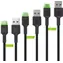 Green Cell KABGCSET01 czarny / Kabel USB-A - USB-C / 2 m