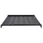 Półka rack Extralink 500 mm czarna / Półka rack / 19" / 1U / 502x472 mm / montaż punktowy