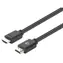 Kabel HDMI 2.0 Manhattan czarny / HDMI / 3 m / 4K60Hz / 18 Gbit/s / ARC / pozłacane złącza