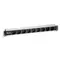 Panel gniazd Equip 19" czarno-srebrny / Panel gniazd / 1U / 9x Schuko / 16 A / aluminium