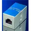 Cable RJ45 STP CAT5e złącze srebrne / Złącze sieciowe / 2x RJ45 / ekranowany / prosty
