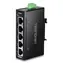 Trendnet TI-ELC50 / Przełącznik / 5 Port 10/100 Mb/s / szyna DIN / od -40 do 75 °C