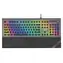 ibox Aurora K-5 grafitowy / Klawiatura / Przewodowa USB / Podświetlana / QWERTY / Klawiatura numeryczna
