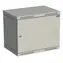 Solarix SENSA-9U-64-21-G / Szafka wisząca / 9U / 400 mm / drzwi z blachy / RAL 7035