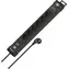 Brennenstuhl Premium Line czarny / Przedłużacz / 6x gniazdo / USB-A + USB-C / 3 m / włącznik/wyłącznik