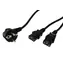 Rozdzielacz kabla zasilającego Roline CEE 7/7(M) - 2x IEC320 C13 czarny / Kabel zasilający / rozdzielacz / 2 m