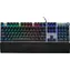 ibox Aurora K-4 KRGD Red Switch czarny / Klawiatura gamingowa / Mechaniczna / Podświetlenie RGB / USB / 1,6 m