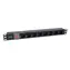 Listwa Equip PDU 8x Schuko czarna / Listwa zasilająca do montażu w szafie / 1U / IEC C14 / przełącznik / 10 A / 2500 W