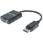 Adapter Manhattan DisplayPort do VGA czarny / Adapter / aktywny / maks. 1920x1200 / pozłacane złącza