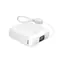 Puro 10000mAh biały / Powerbank / 20 W PD / USB-C + USB-A / Wyświetlacz LED / Wbudowany kabel USB-C