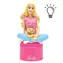 LEXIBOOK Barbie Lampka kieszonkowa 3D / Lampka nocna / 3x LR44 w opakowaniu / od 3 lat