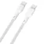 Dudao L9C Max biały / Kabel danych / USB-C / USB-C / 240W / 2 m