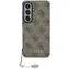 Guess 4G Classic Logo Charm MagSafe brązowy / Tylna obudowa / Samsung Galaxy S26