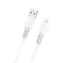 Dudao L25SL biały / Kabel danych / USB-A / Lightning 30W / 1 m