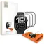 Tech-Protect Easy Set Flex+ 46 mm czarny / Ochronne szkło hartowane do Apple Watch / 3 szt. w opakowaniu