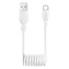 Puro Spiral kabel danych biały / Kabel danych / USB-A - USB-C / 10 W / 1 m