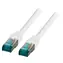 EFB Cat6A 0,25 m biały / Kabel krosowy / S/FTP / LSZH / RJ-45