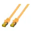 EFB Cat6a żółty / Kabel krosowy / S/FTP / Kabel surowy Cat7 / 25 m / RJ-45 / LSZH