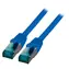 EFB Cat6a niebieski / Kabel krosowy / S/FTP / RJ-45 / 1 m / LSZH / 10 Gigabit Ethernet