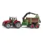 Ciągnik Siku Massey Ferguson z przyczepą leśną i kłodami / od 3 lat