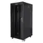 Lanberg 27U 19" czarny / Szafa rack / 600x800 mm / Opakowanie płaskie / Drzwi szklane / LCD