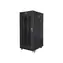 Lanberg Rack 27U czarny / Szafa rack / 19" / 600x800 mm / Opakowanie płaskie / Drzwi perforowane / LCD
