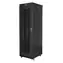 Lanberg Rack 42U czarny / Szafa rack / 19" / 600x800 mm / Opakowanie płaskie / Drzwi perforowane / LCD