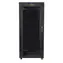Lanberg 27U 19" czarny / Szafa rack / 600x600 mm / Opakowanie płaskie / Drzwi szklane / LCD