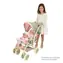 DECUEVAS 90368 Wózek spacerowy składany dla bliźniaczek Botanic 2026 / 72 cm / z torbą / od 3 lat