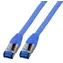 EFB Cat6a S/FTP superflex niebieski / kabel krosowy / RJ45-RJ45 / 1 m / 10 Gbit