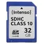INTENSO SDHC 32GB / Karta pamięci / Klasa 10 / odczyt 20 MB/s / zapis 12 MB/s