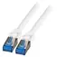 EFB Cat6a S/FTP superflex biały / Kabel krosowy / RJ45-RJ45 / 0,5 m / 10 Gbit/s