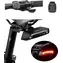 Rockbros LKWD-R1 czarny / Lampa tylna rowerowa / Laser / Pilot zdalnego sterowania / Ładowanie USB-A