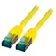 EFB Cat6a S/FTP 10 m żółty / Kabel krosowy / RJ-45 / LSZH / 10 Gbit/s