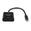 Lindy USB-C - DisplayPort czarny / Konwerter / 4K 144Hz / DisplayPort 1.4 / 21 cm